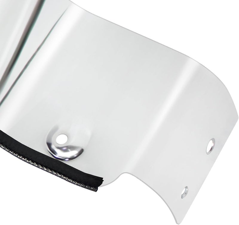 VPZMT Chrome Batwing Outer Fairing Lower Trim Skirt for Harley Davidson Touring Street Glide FLHX 2006-2013, Electra Glide FLHT 1996-2013 - Image 5